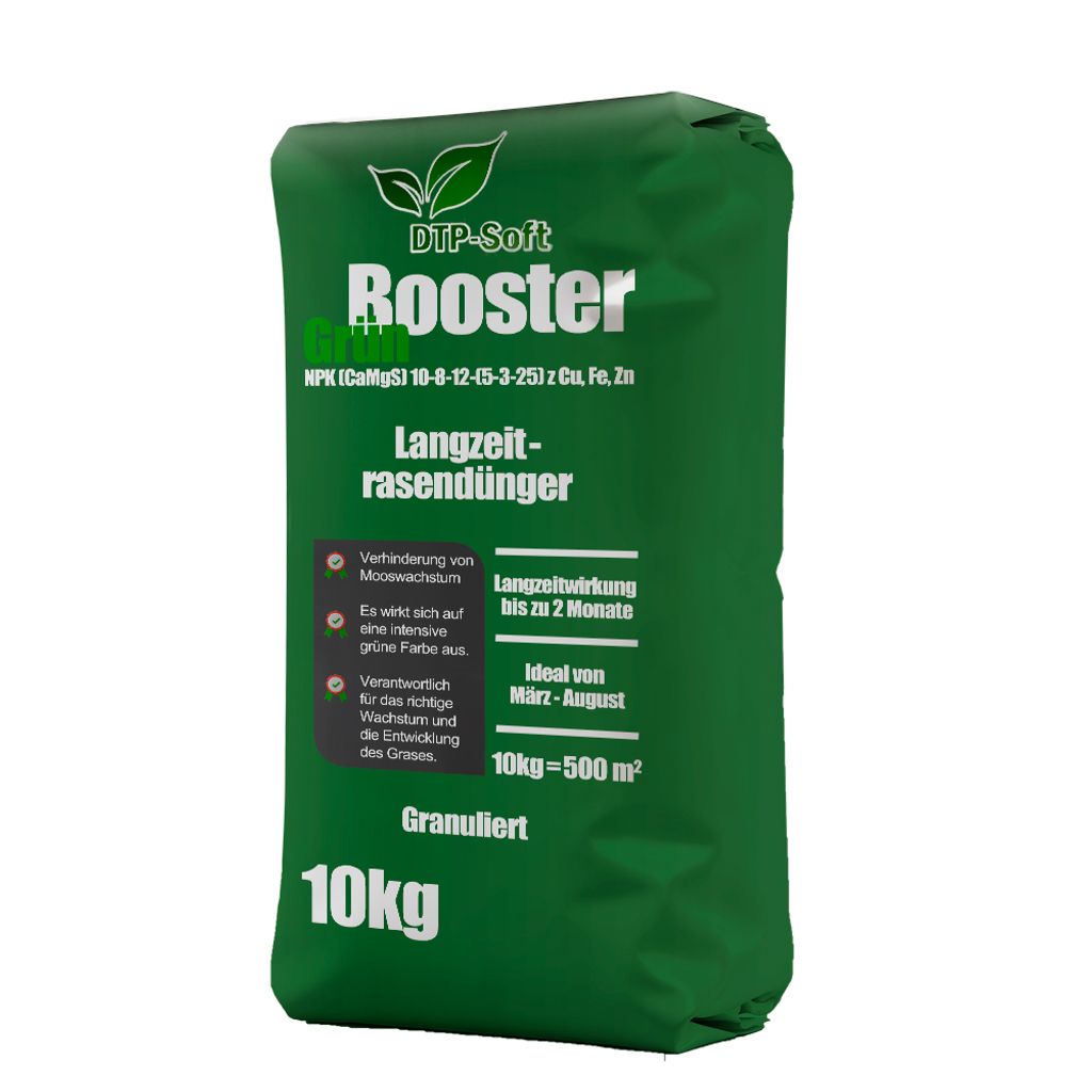 Hnojivo na trávník Anti-Moss 10 kg na 500 m² Posilovač Obrázek produktu 2