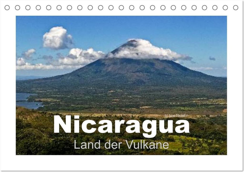 Nicaragua - Land der Vulkane (Tischkalender 2026 DIN A5 quer), CALVENDO Monatskalender
