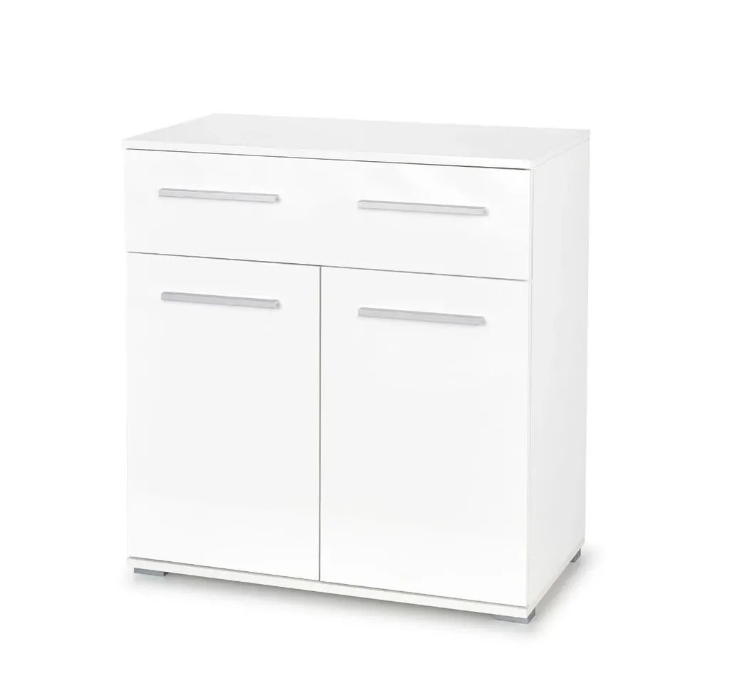 Commode Lima à deux portes avec tiroir de rangement pour le salon chic