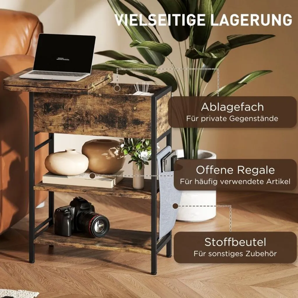 Dites adieu aux câbles emmêlés avec cette table d'appoint connectée