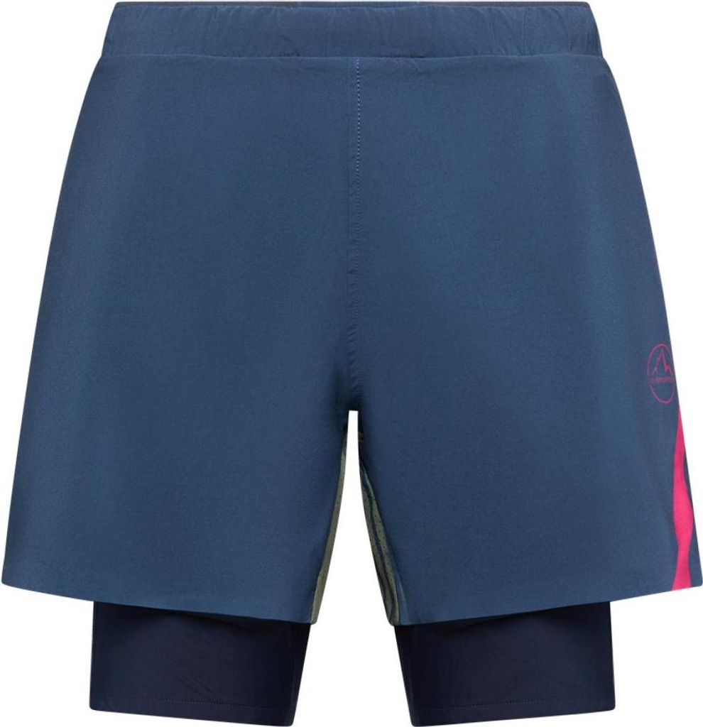 Flow 5' Short W - leichte Trailrunning-Shorts für Damen - La Sportiva, Größe:S, Farbe:B46E47-Night Sky/Cypress