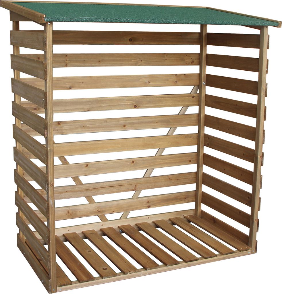 MCombo Kaminholzregal mit Rückwand Brennholzregal Produktbild 6
