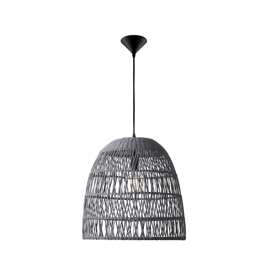 Nova Luce DESTIN Pendelleuchte E27 Grau 250x46,5cm dimmbar 9586671