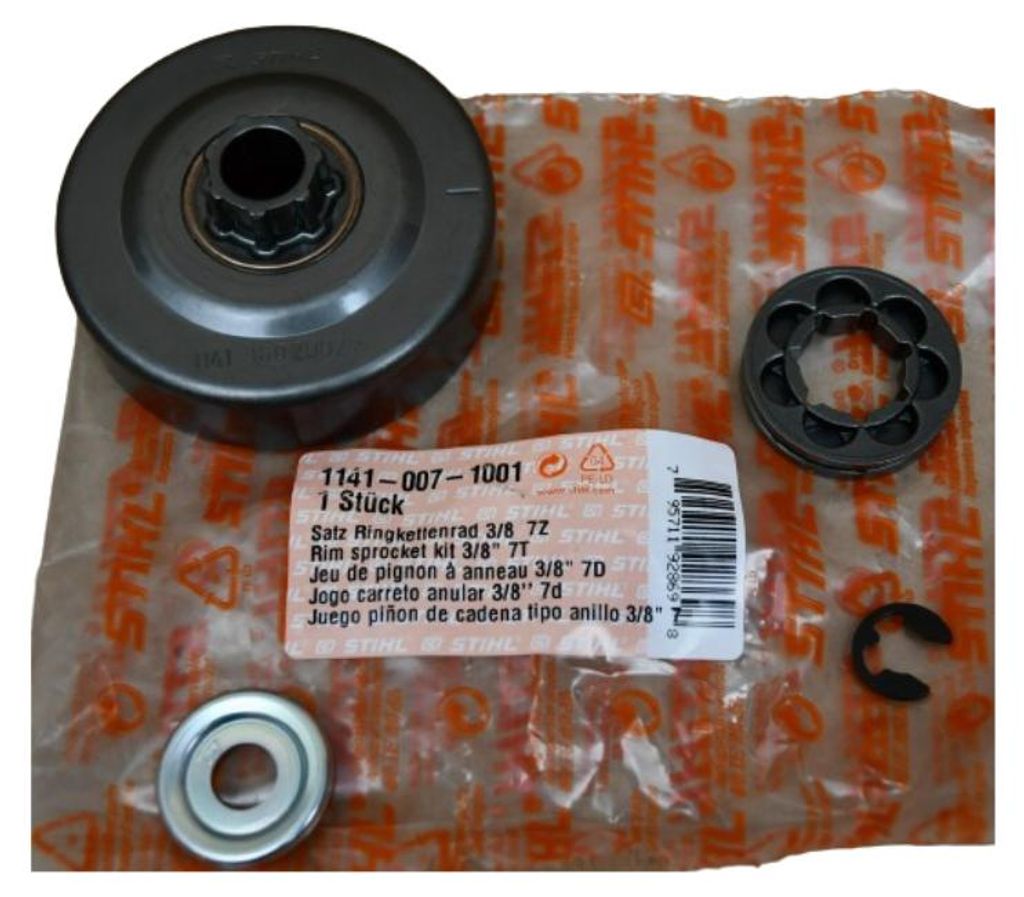 Stihl 11410071001 original Kupplungstrommel Ringkettenrad Produktbild 