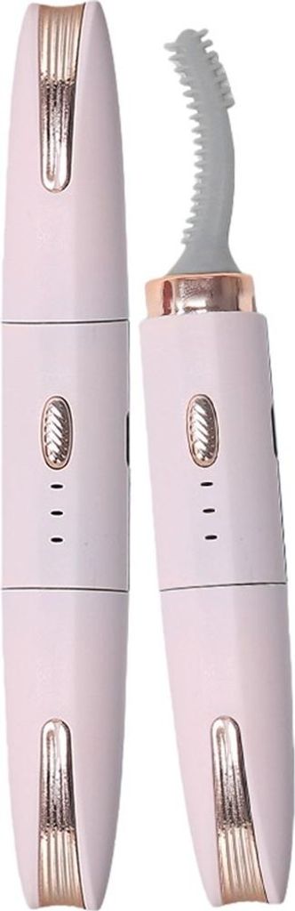 INF Elektrische Wimpernzange & Augenbrauentrimmer 2-in-1, USB Aufladbar Rosa