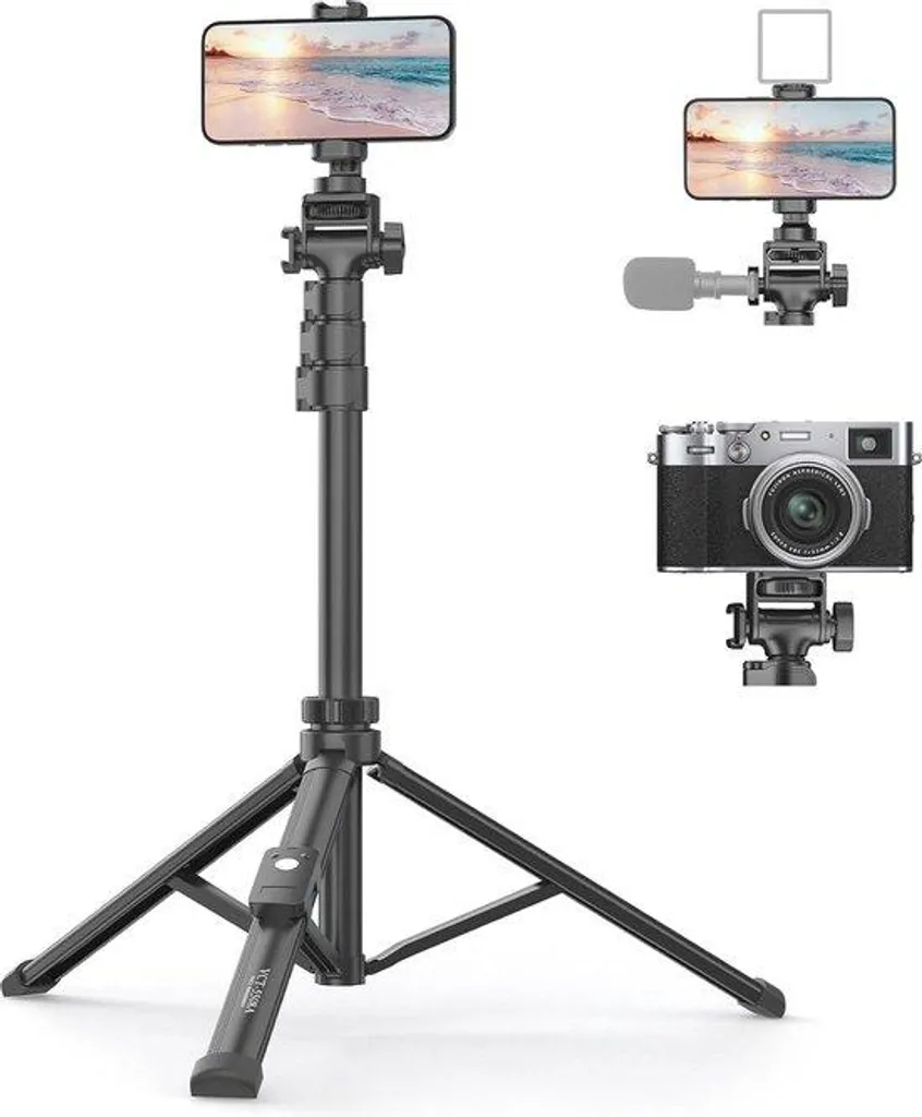 Support téléphone 155 cm stable : fini les photos floues en voyage solo
