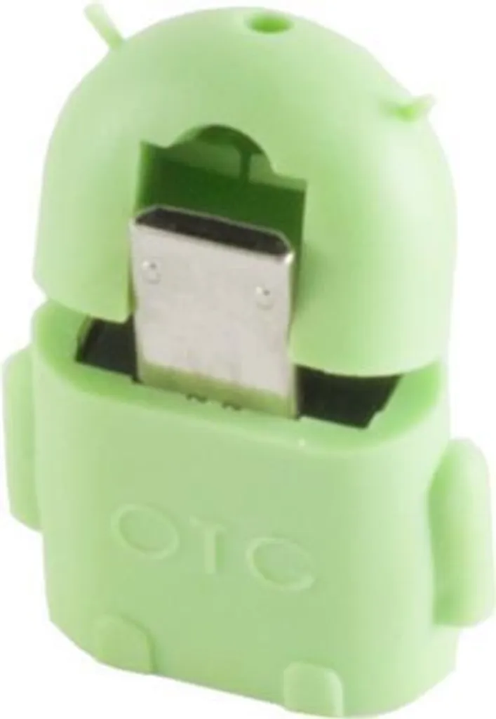 Adaptateur OTG Micro-B vers USB A 2.0 Vert Android Connectivité Max - 3