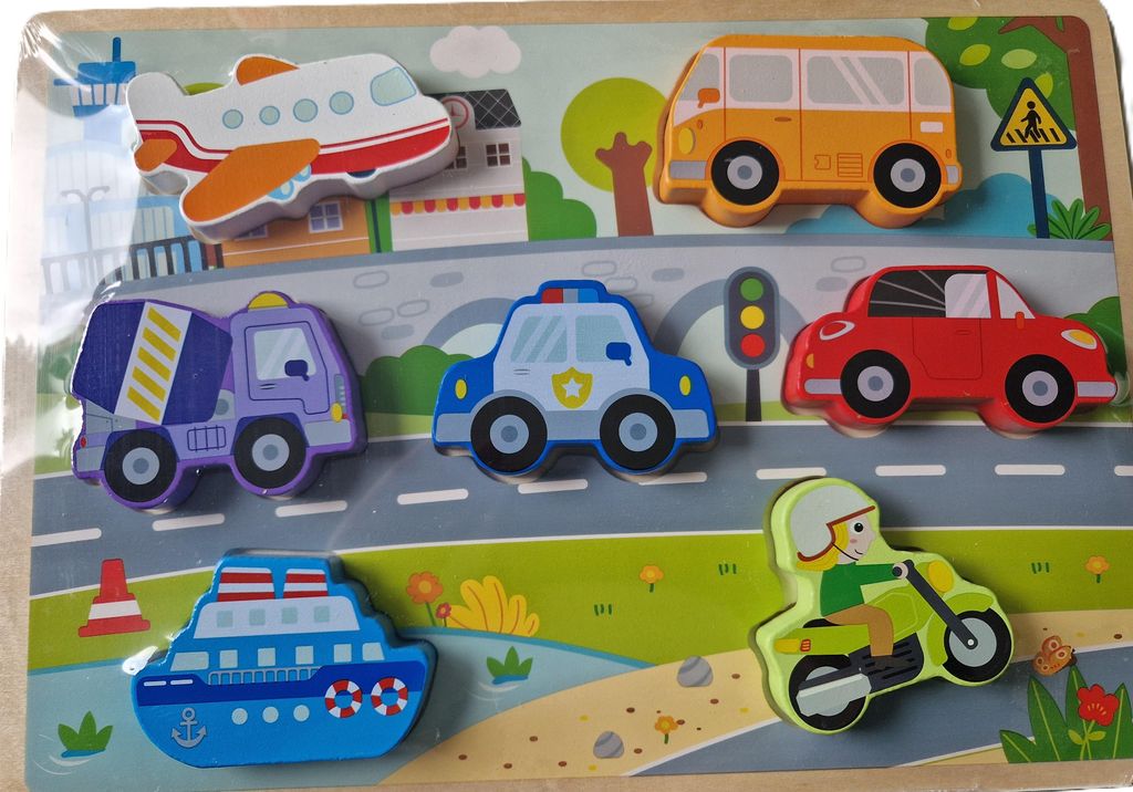 Puzzle - Holzpuzzle - Kinder - Kleinkinder - Spielen - Lernen