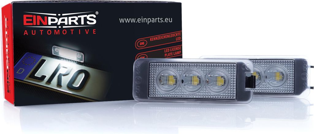 Luce targa a LED 6000K bianco freddo 12V CANBUS per Porsche Immagine del prodotto 