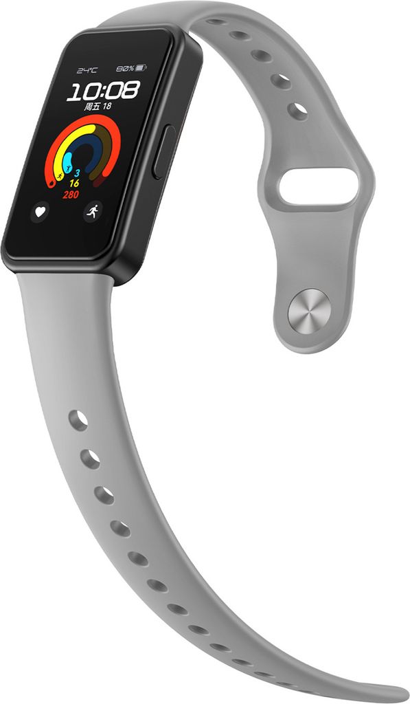 INF Premium Huawei Band 8 Silikonarmband: Komfort & Stil Grau