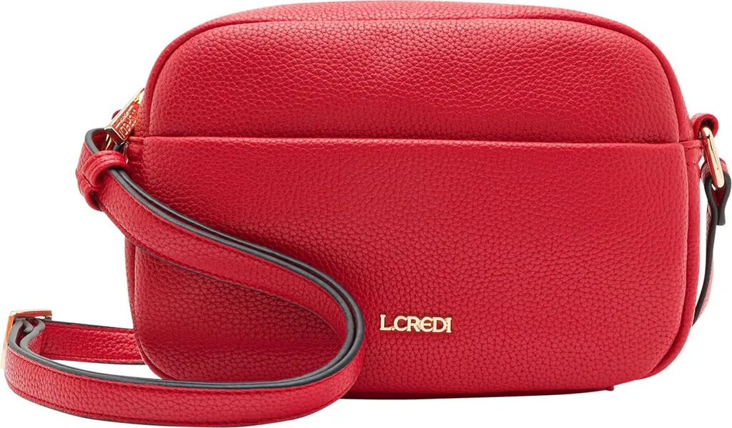 L.CREDI Olga Crossbody Bag Salsa Rosso - Borsa a Tracolla Elegante