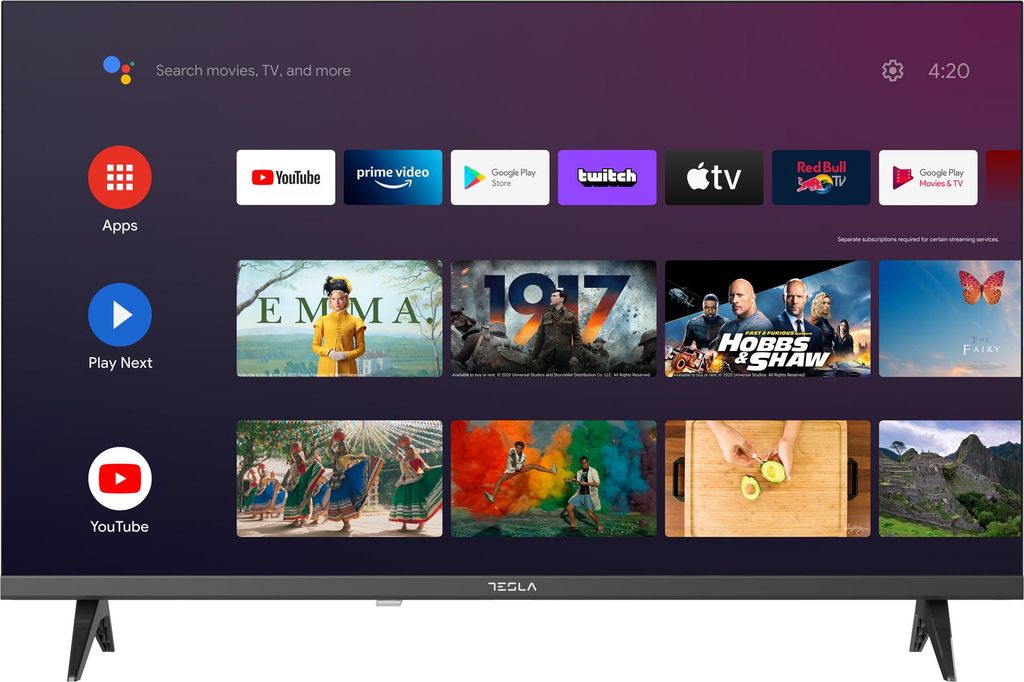 Téléviseur Tesla LED 65E635SUS, 165 cm, Smart Android, 4K Image du produit 