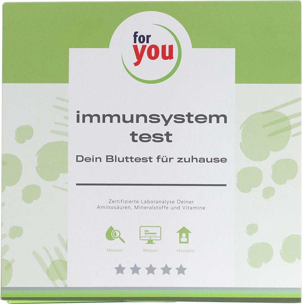 for you immunsystem-test - Bluttest für zuhause Produktbild 
