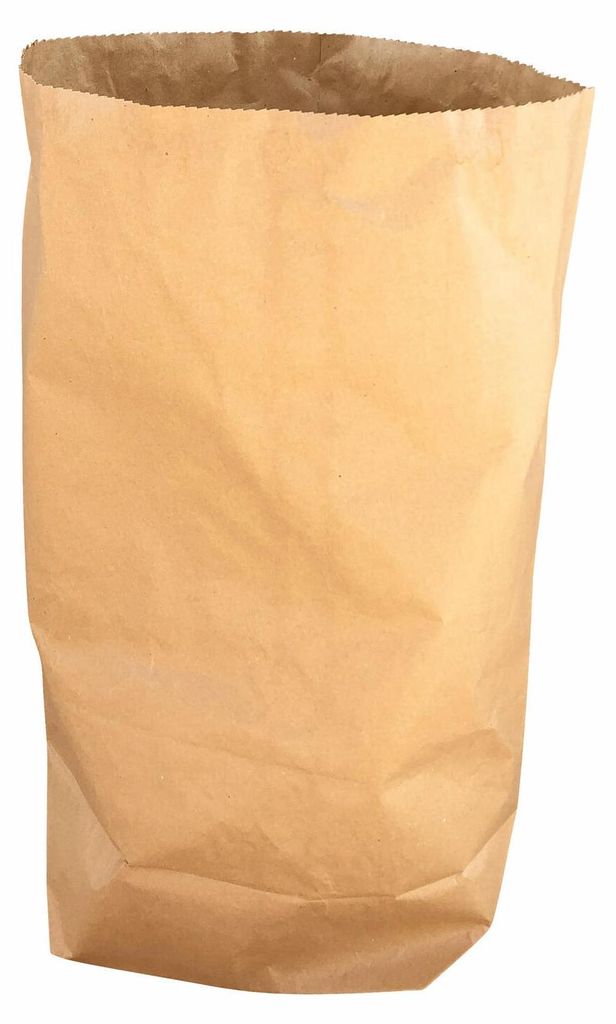 25x Papier Müllsäcke  30 L 45x60+20cm 2-lagig braun Produktbild 