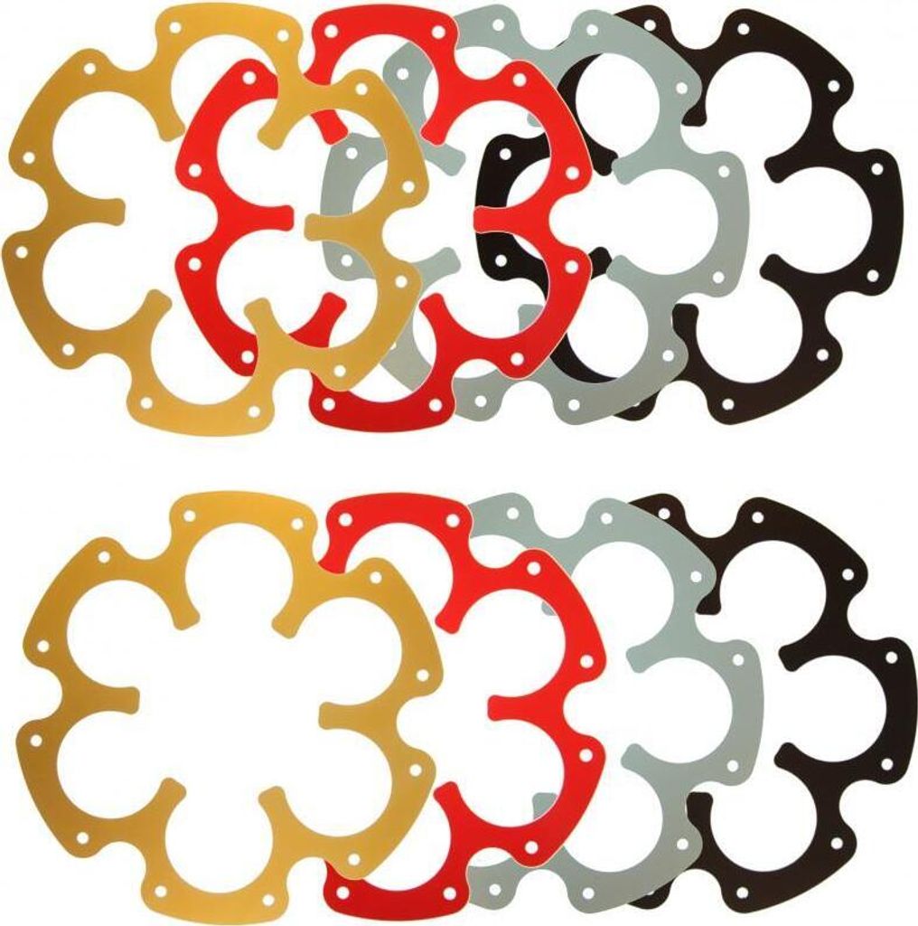 Edge-Disc Supersprox 520 LK 110,0mm Ø 60mm 38Z 6-Loch schwarz für Edge Kettenrad