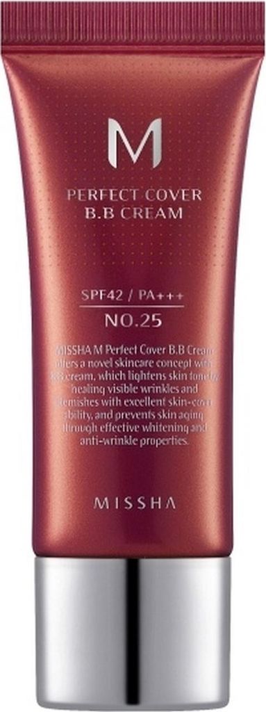 MISSHA M Perfect Cover BB Cream SPF 42 (No.25 Warm Beige) 20 ml