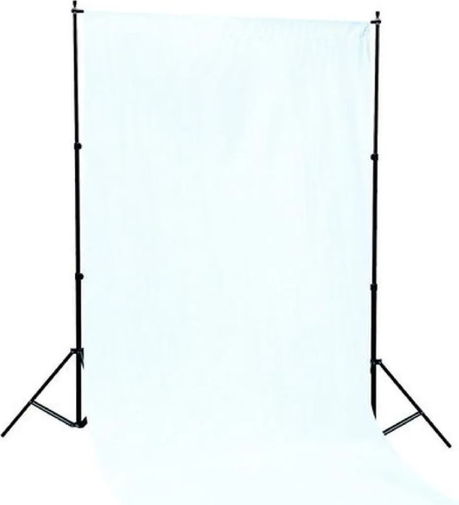 Support de fond studio photo Linkstar BSK-2016W et son drap blanc