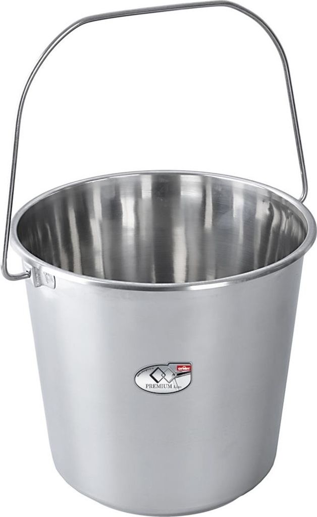 Eimer 18L aus Edelstahl PREMIUM Produktbild 