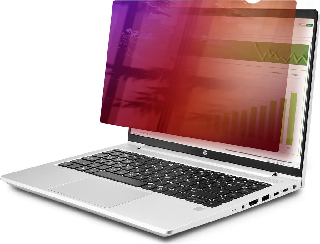 Évitez le Piratage Visuel avec le Filtre Confidentialité 15.6" Or PC