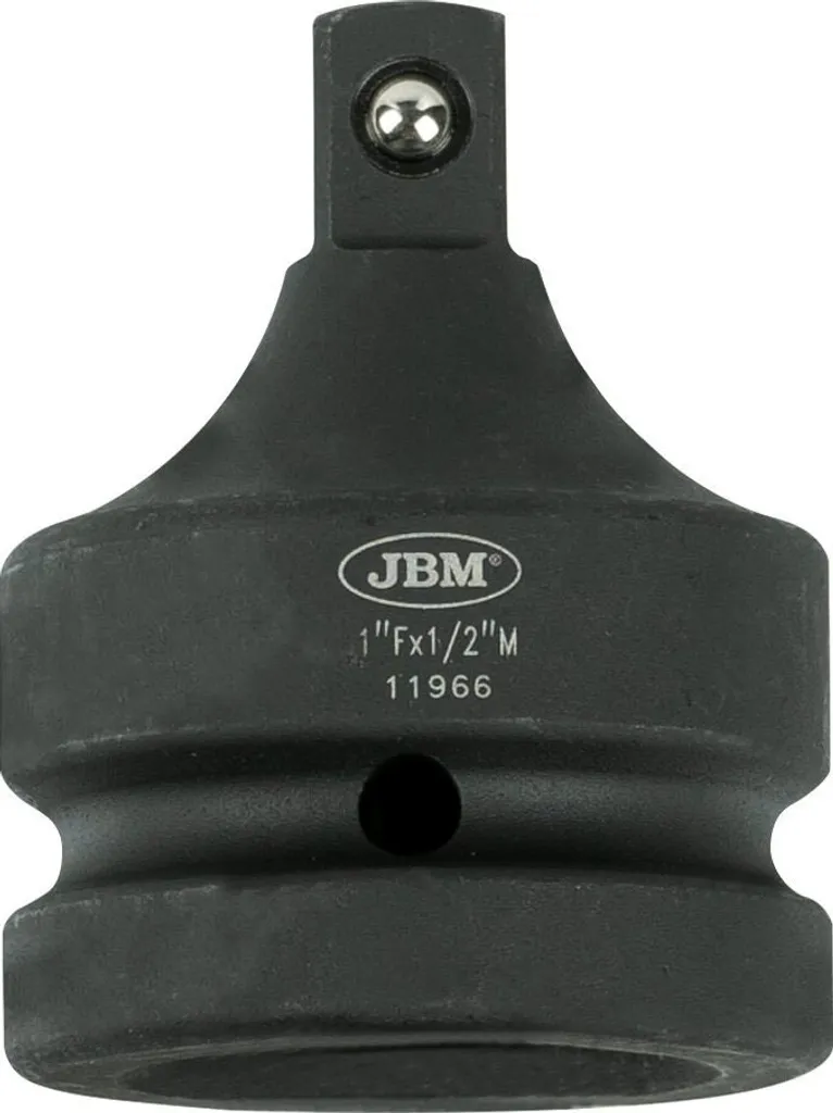 JBM Clé à chocs pneumatique 1"H 1/2"M Noir One Size haute performance