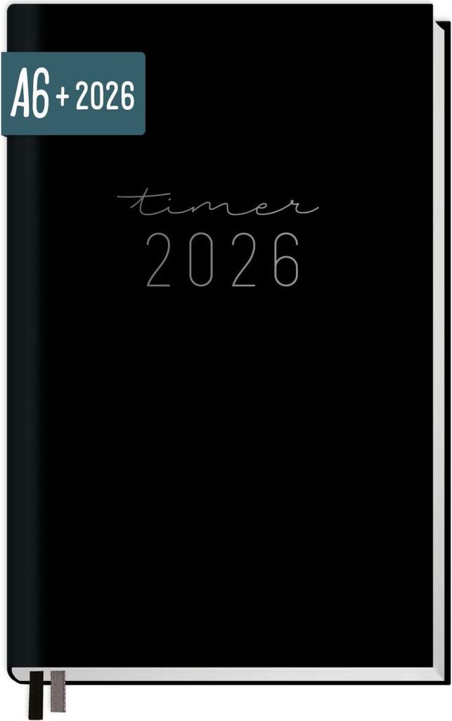 Chäff-Timer Mini 2026 / A6+ / Black Edition / Häfft-Verlag