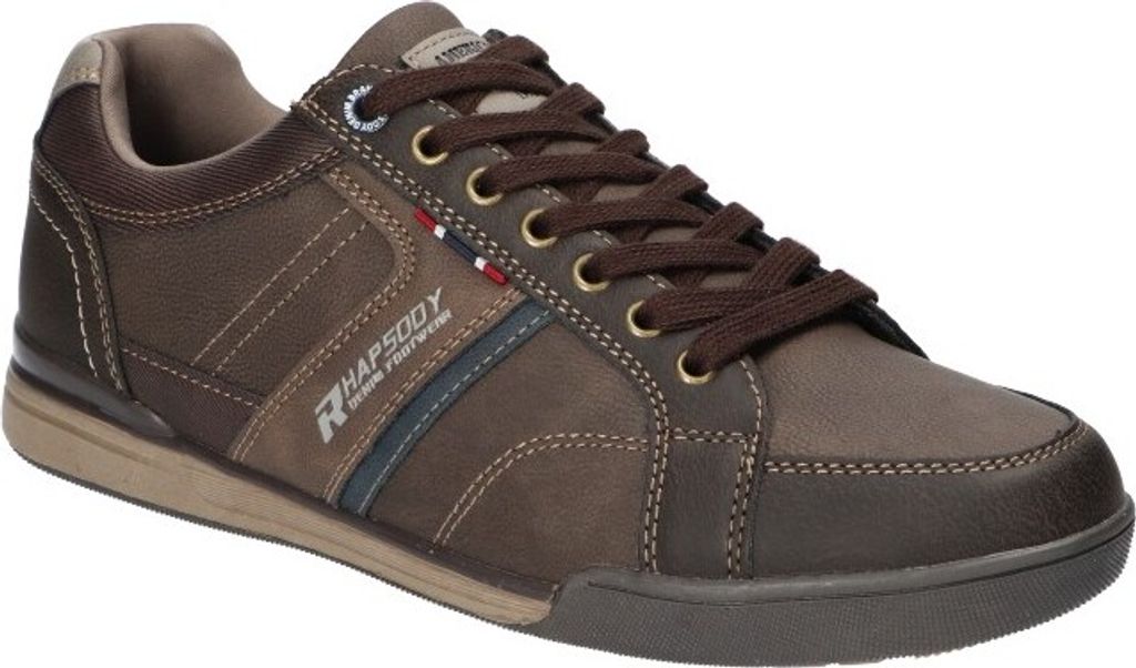 AMERICAN CLUB RH149 Schuhe für Herren, Herrenschuhe, Schuheinlage "MEMORY FOAM SYSTEM", Rhapsody, Braun 45