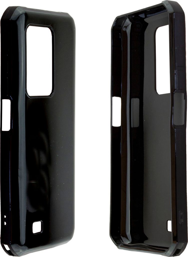 caseroxx Schutz-Hülle TPU-Hülle kompatibel mit Oukitel WP17, Gummi Handy Tasche schwarz