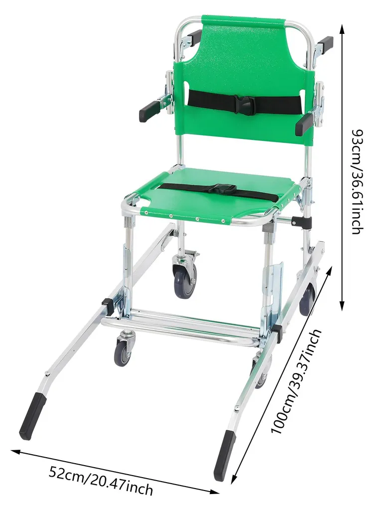 Solution monte-escalier pliable vert 160kg : évitez l'effort physique - 2