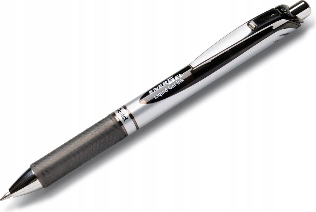 Pióro kulkowe EnerGel 0,7 mm czarne 2 sztuki Zdjęcie produktu 