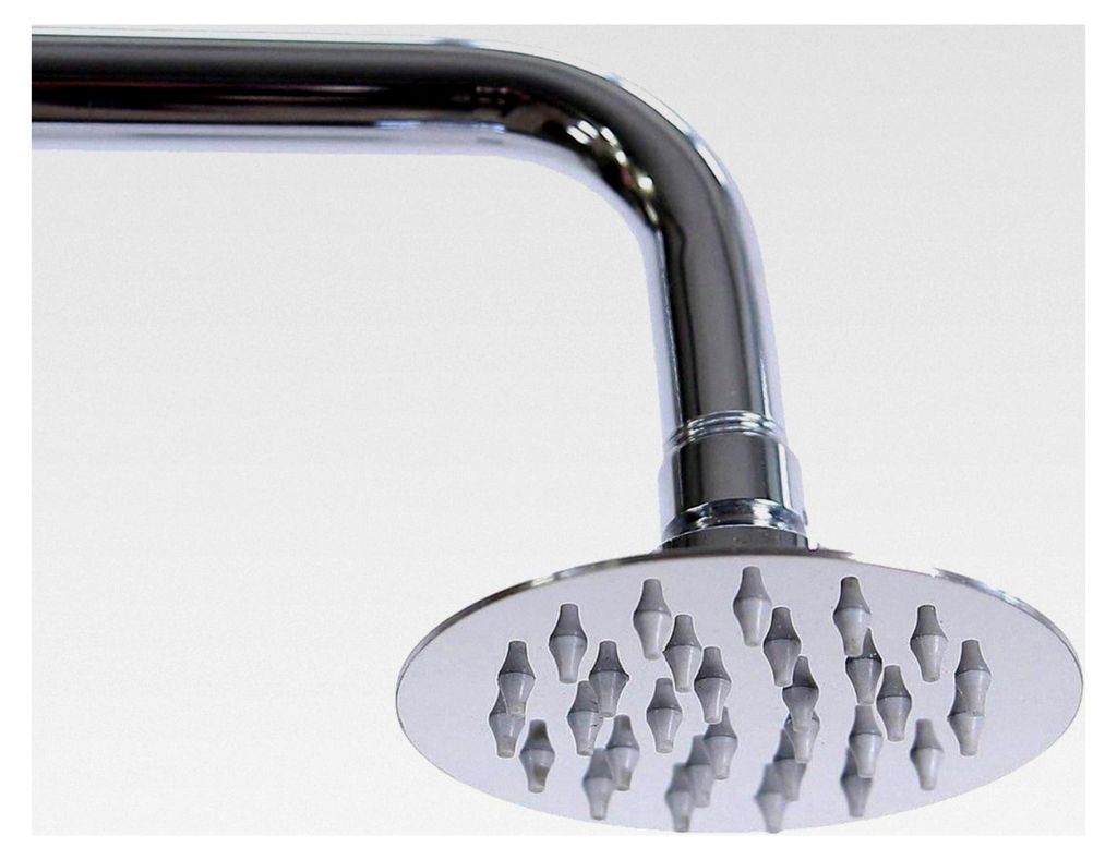 Duschbrause 10 cm Ø mit antikalk Düsen, Regenbrause Kopfbrause
