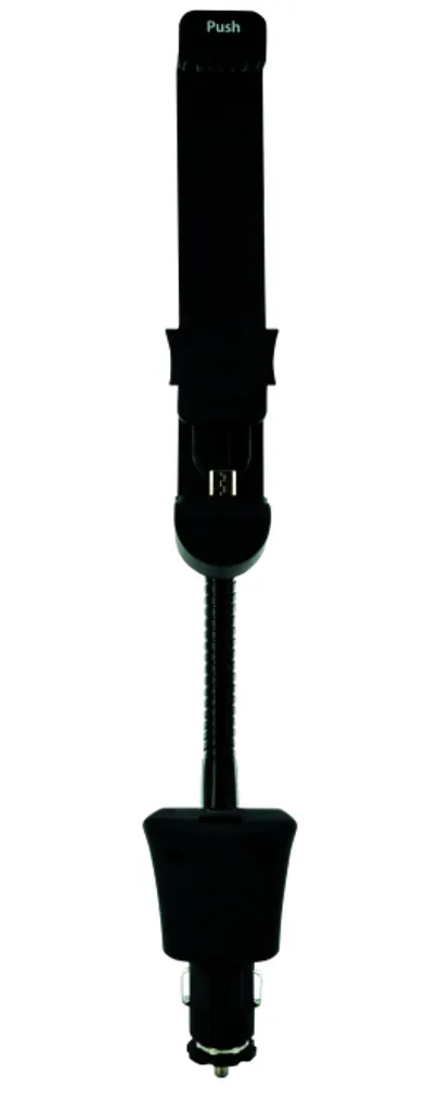 Schwaiger LHSA300M 513 Support Voiture 12V Micro USB avec Bras Flexible