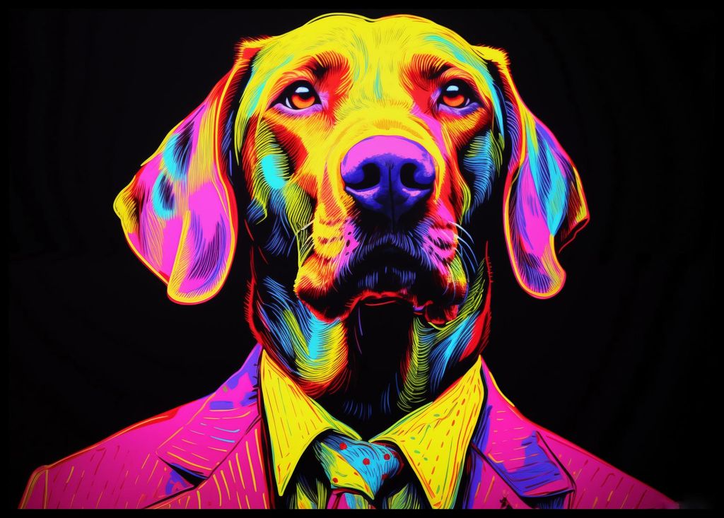 Plakat 84x59,5cm Bunte Persönlichkeit