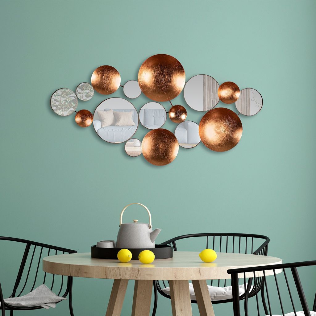 Wallity, Infinity - 2, Wanddeko, Mehrfarbig, Metall, 116 x Produktbild 