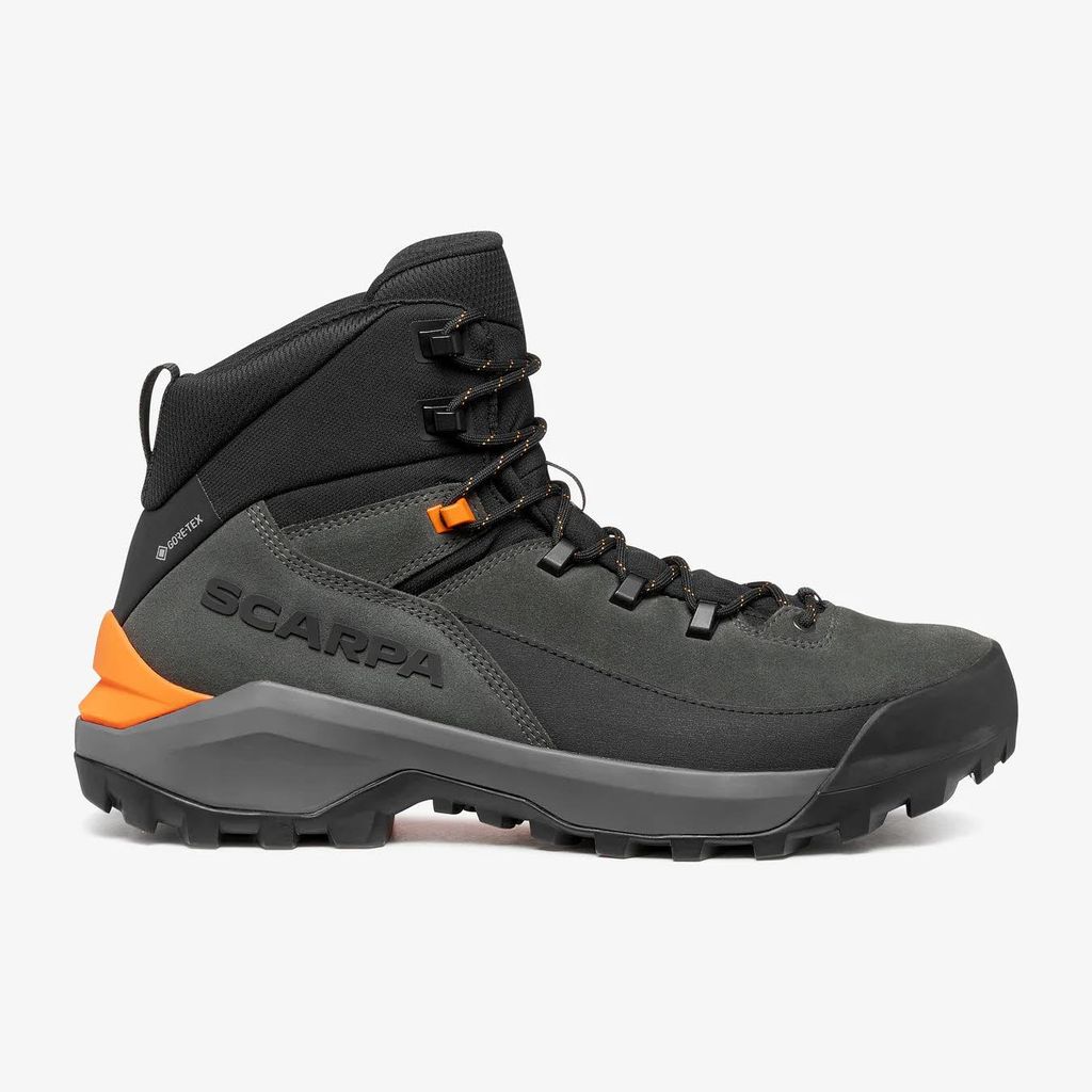 Scarpa MUSTANG TRK GTX Herren Wanderschuhe Trekkingschuhe Mid grau/orange 48