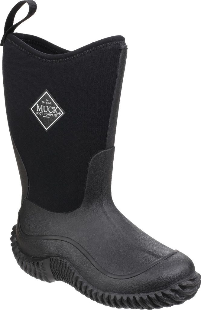 Muck Boots Kinder Hale Pull On Gummistiefel FS4305 (32 EU) (Schwarz)