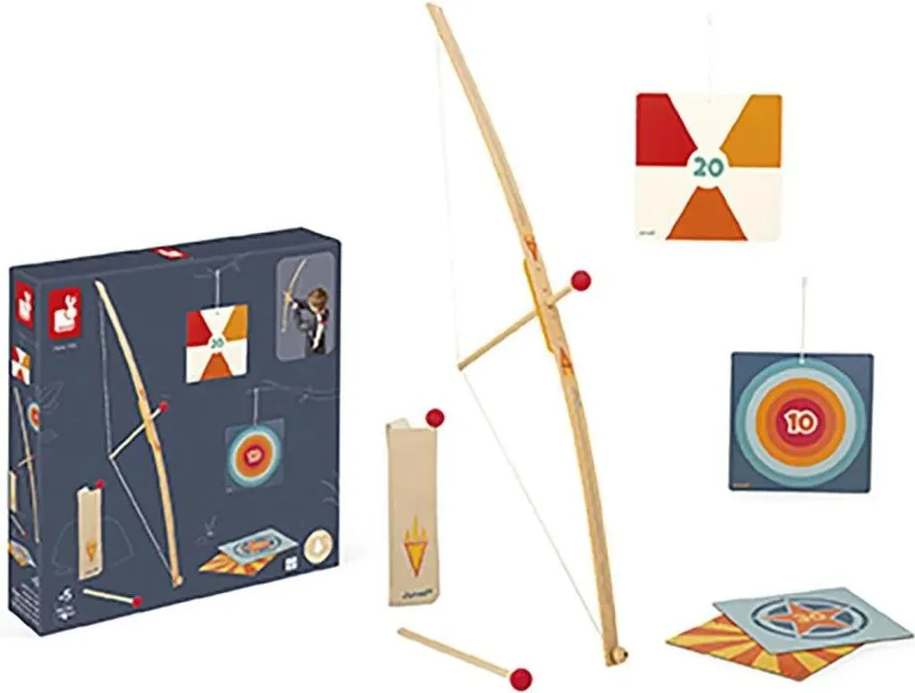 Set de tir à l'arc enfant avec flèches ventouses et cible de précision - 2