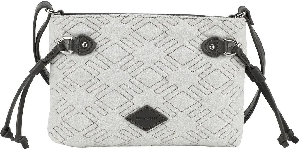 Gerry Weber Log Fire Shoulderbag Grigio - Must-Have Tracolla Donna