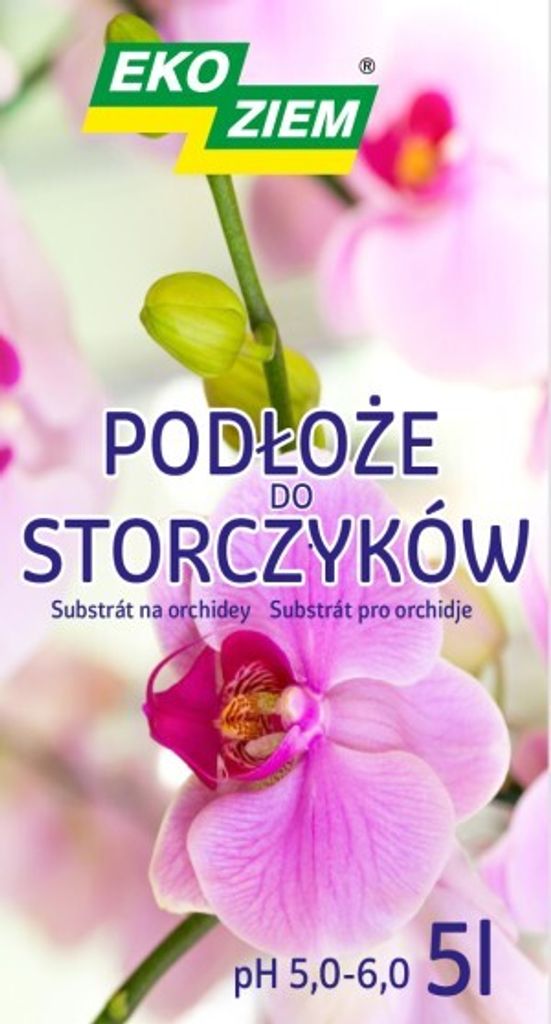 Zemný substrát pre orchidey 5 litrov Eco-Earth Obrázok produktu 2