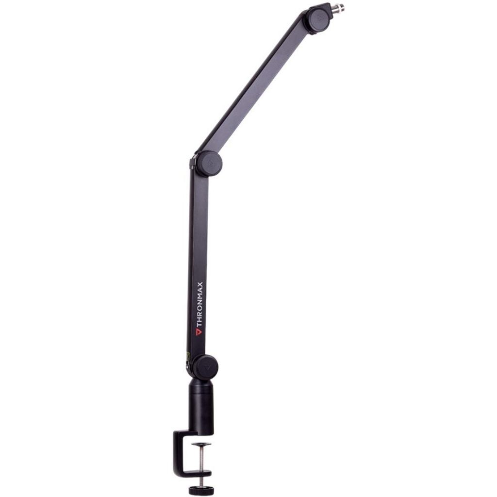 THRONMAX S1 CASTER Boom Arm Stand (integrierter USB-C-Anschluss, 3 Meter), Dunkelgrau