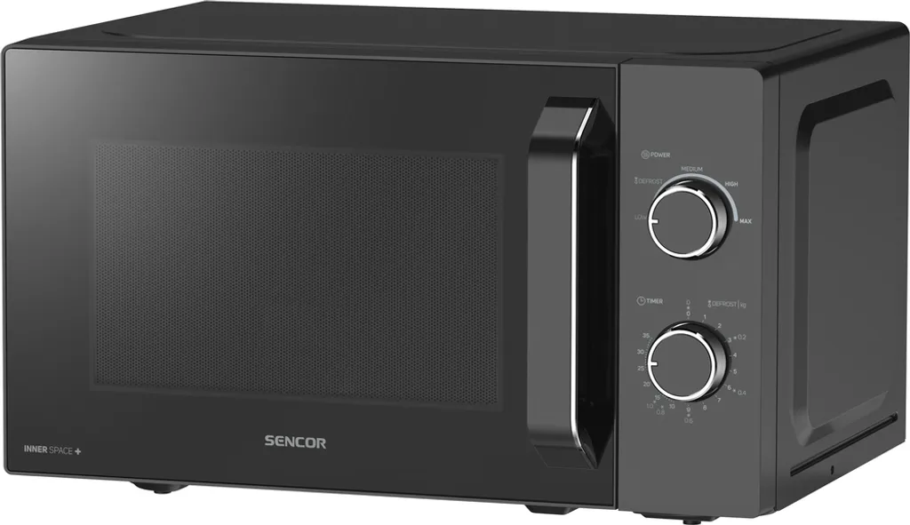 Four à Micro-ondes Sencor SMW 1919BK - Pose Libre avec 5 Niveaux de Chauffe