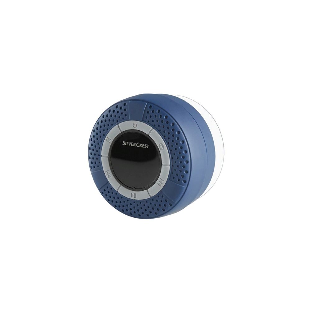 SilverCrest Bluetooth Bad-Lautsprecher, blau
