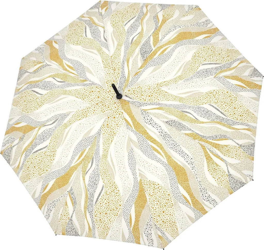 Parapluie Doppler Fiber Flex Long AC Whisper Sand Écru Anti-Vent Chic