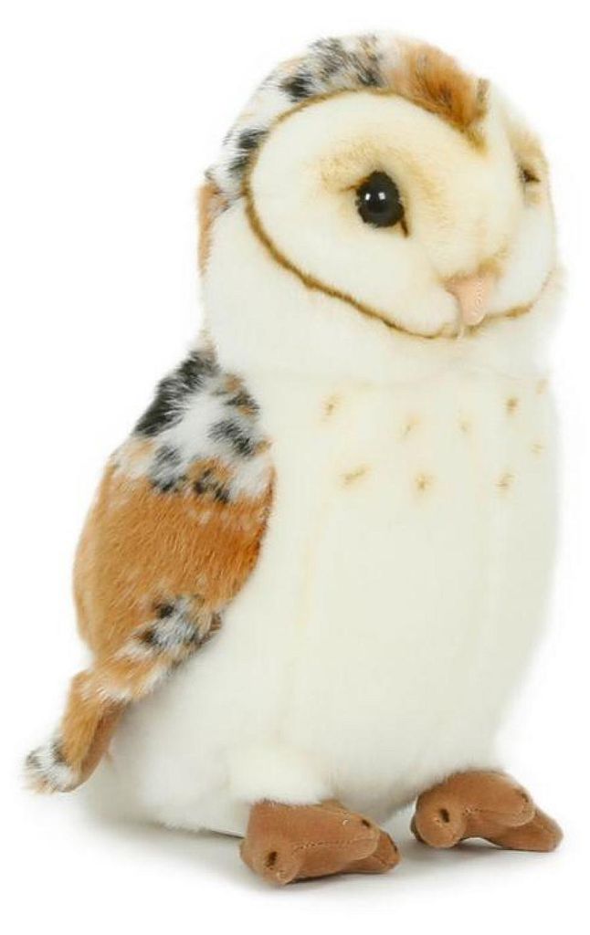 Plüschtier Schleiereule 20 cm, Eulen Uhu Stofftiere Produktbild 