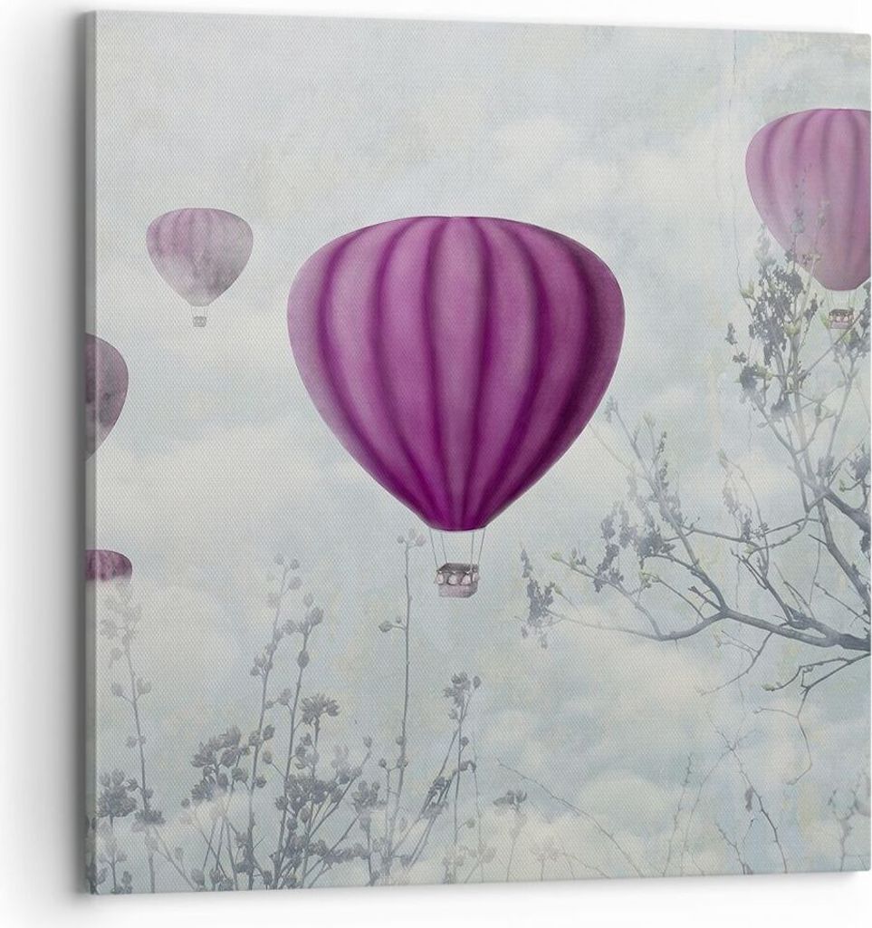 Bild auf Leinwand - Leinwandbild - Ballon Baum Flug - Produktbild 