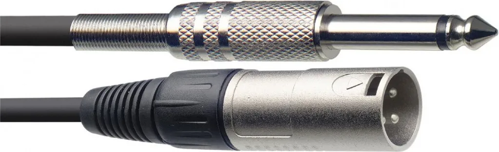 Cavo Audio Stagg SAC1PXM DL 1m | XLRm - Jack 6.3mm | Alta Fedeltà
