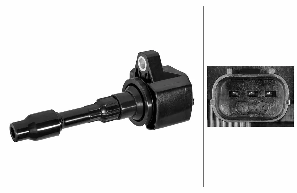 Bobine d'allumage HELLA à baïonnette 3 pôles haute tension pour Honda