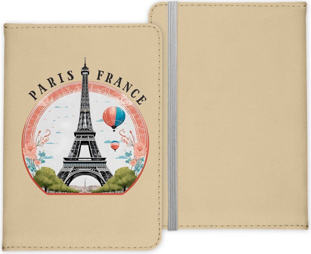 22Feels Reisepasshülle Organizer Reisen Gadgets Eiffelturm Paris Frankreich Hauptstadt Urlaub Kunst-Leder Etui Cover Frauen Männer Kinder