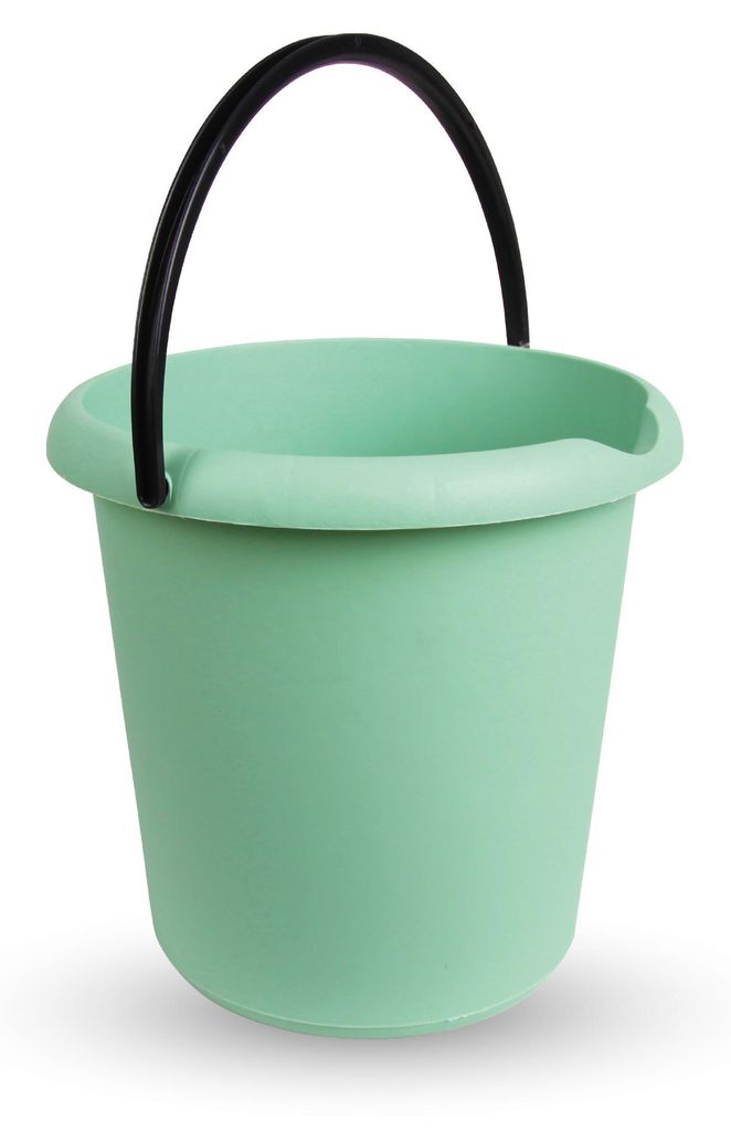 Seau 5 litres - anse plastique vert-1er pack ( 1 pièce ) Image du produit 