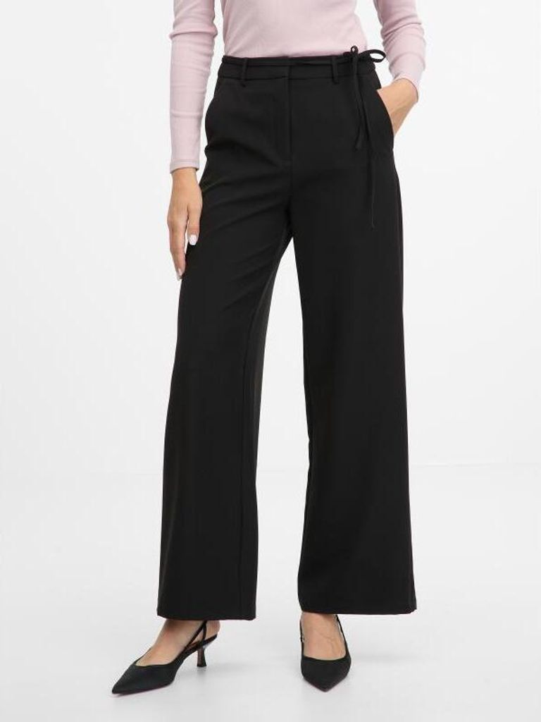 Schwarz Damen široké Hose Orsay