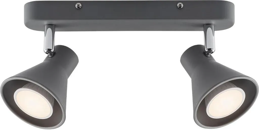 Nordlux EIK Faretto Grigio 2 Bracci | Luce Accogliente per la Tua Casa